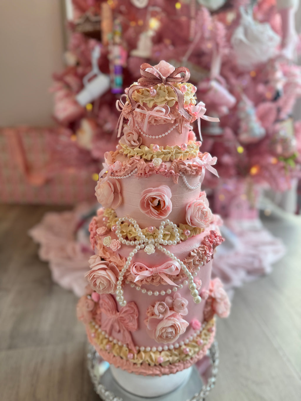 Floral Faux Cake