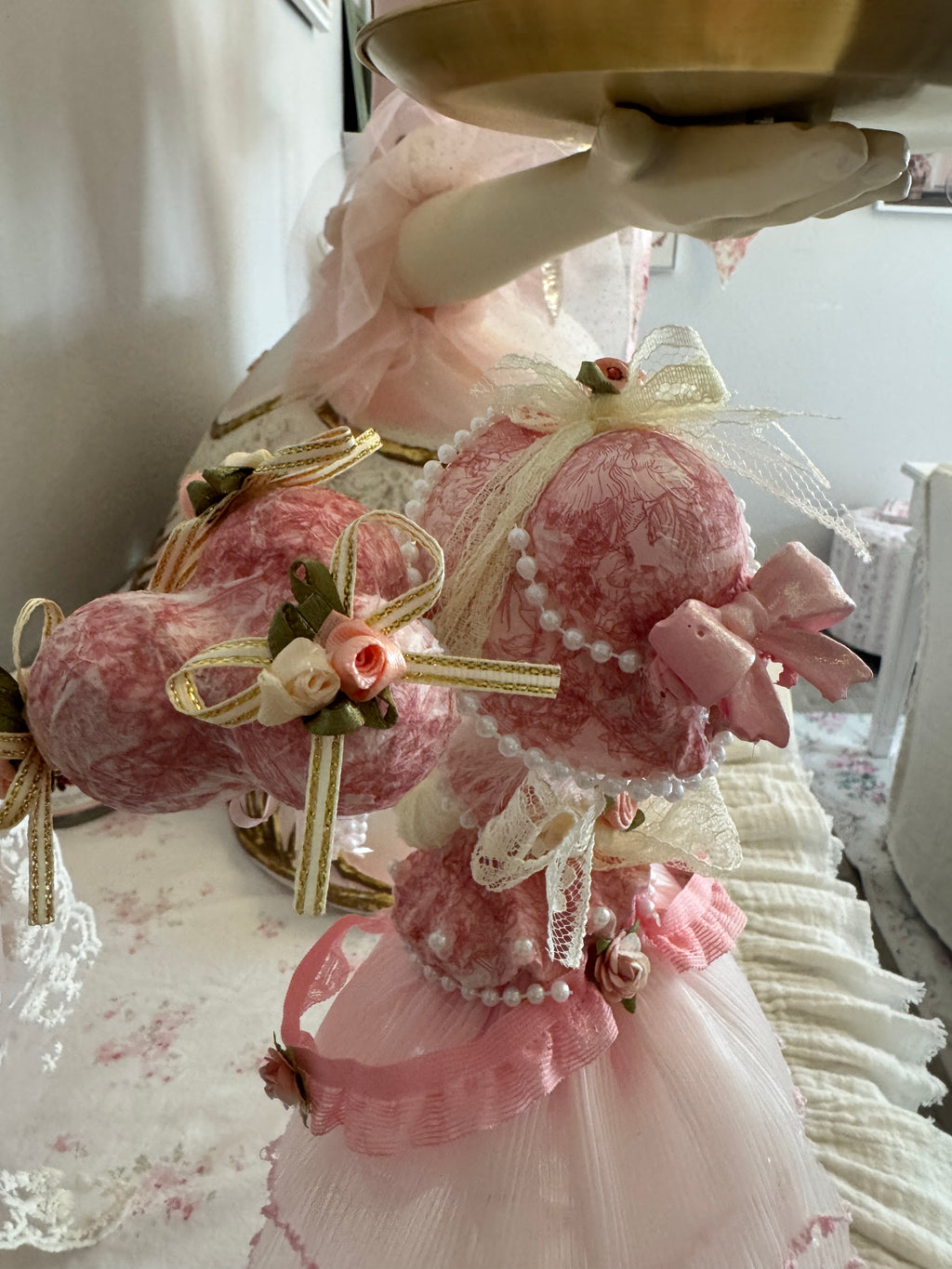 Pink Bespoke Resin Doll