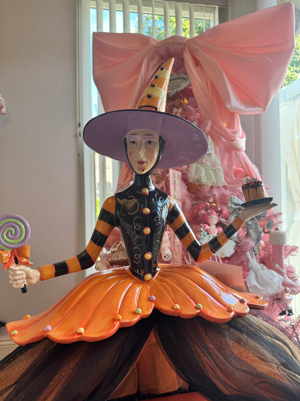 Halloween 37” Witch Cake Display