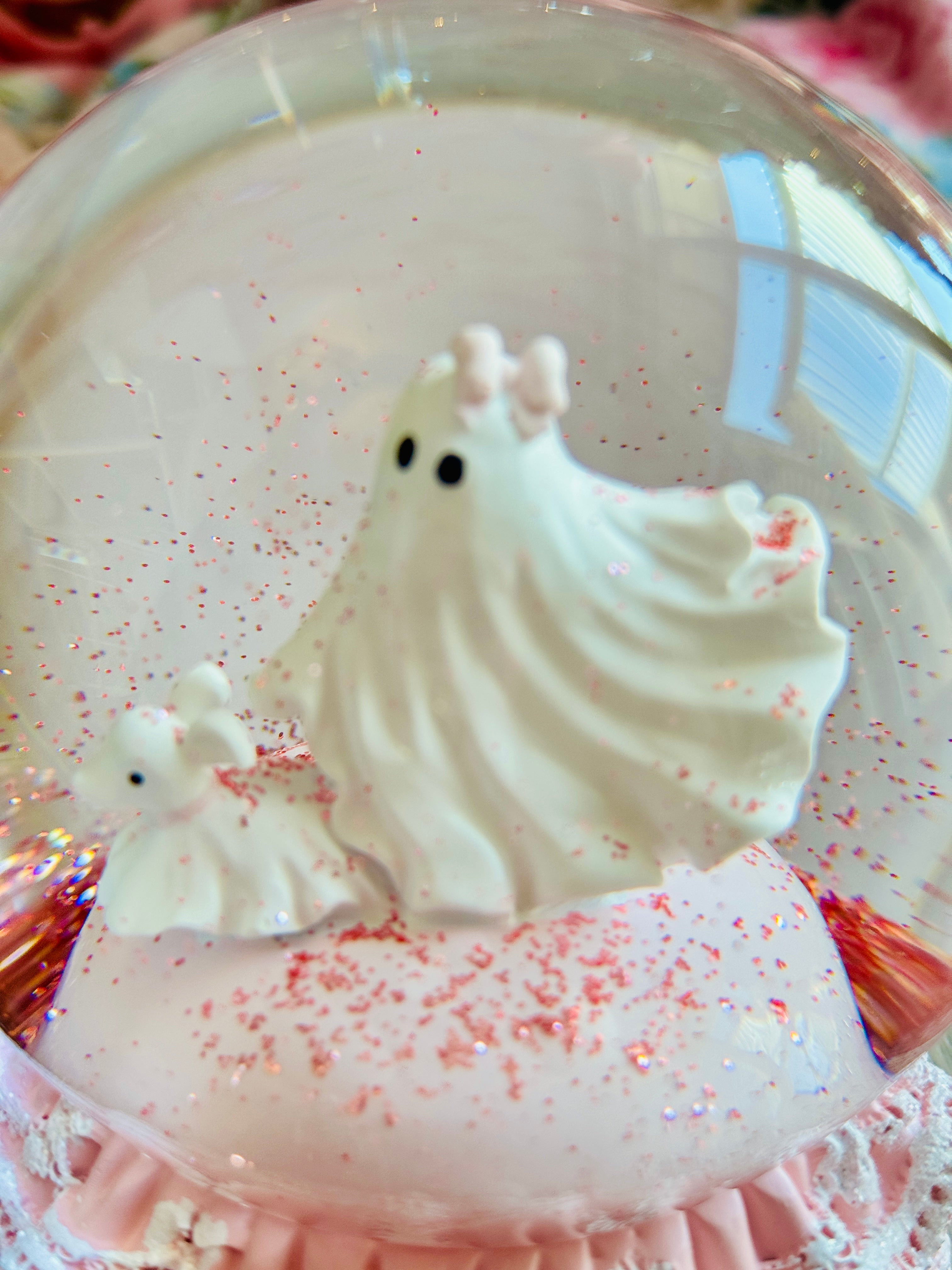 Pink Halloween Snow-globe