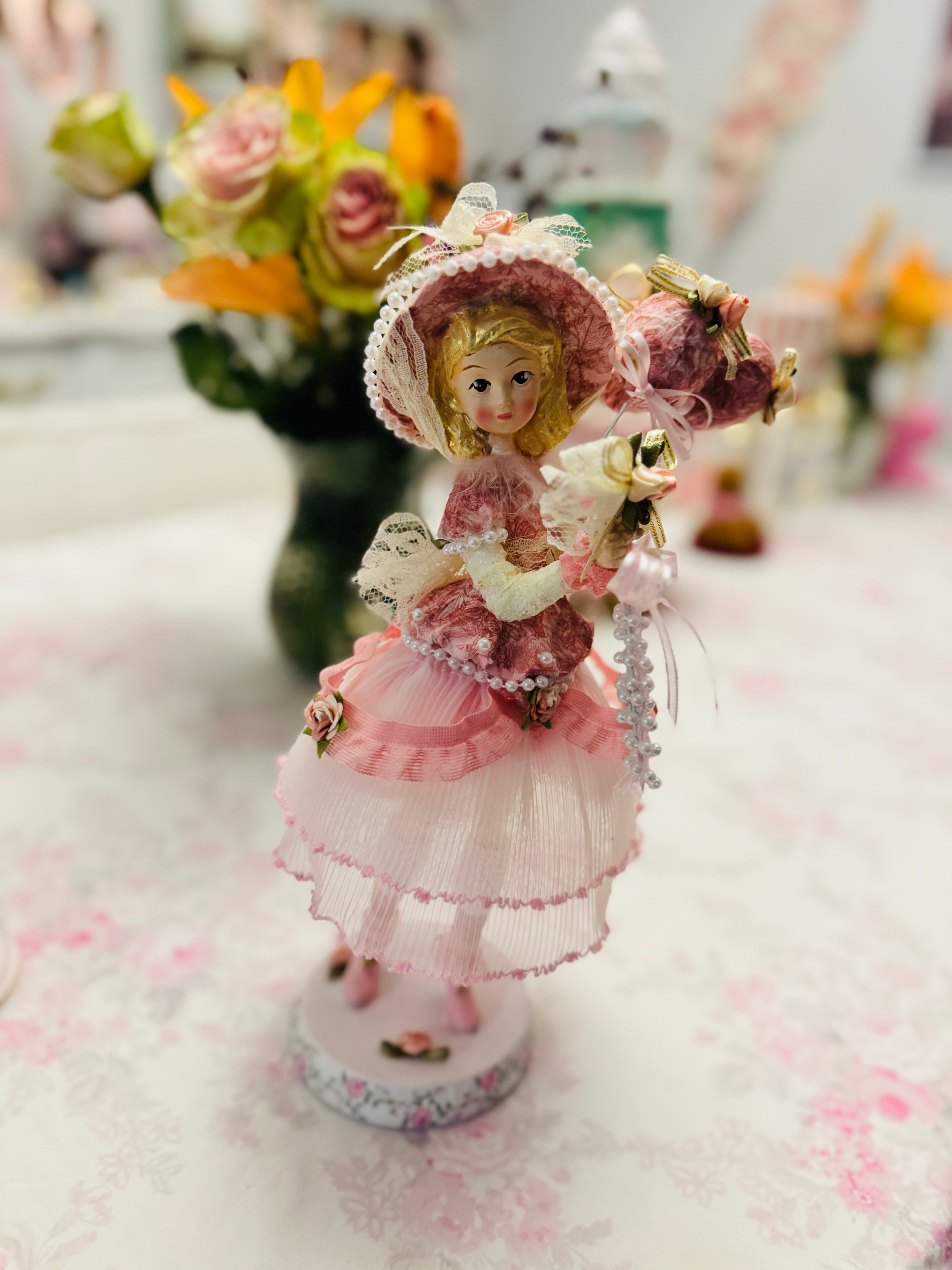 Pink Bespoke Resin Doll