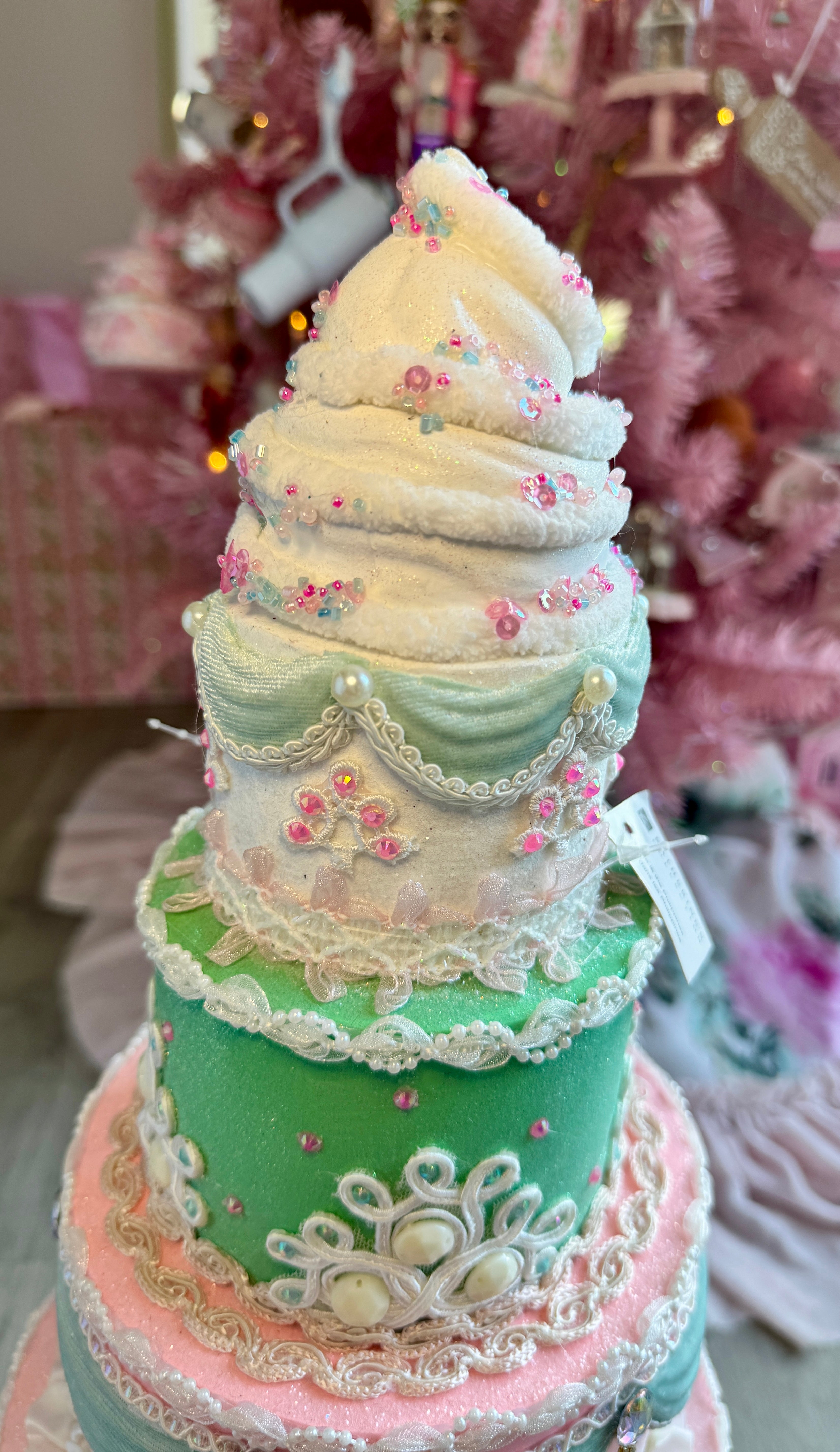 Pastel Tiered Custom Cake