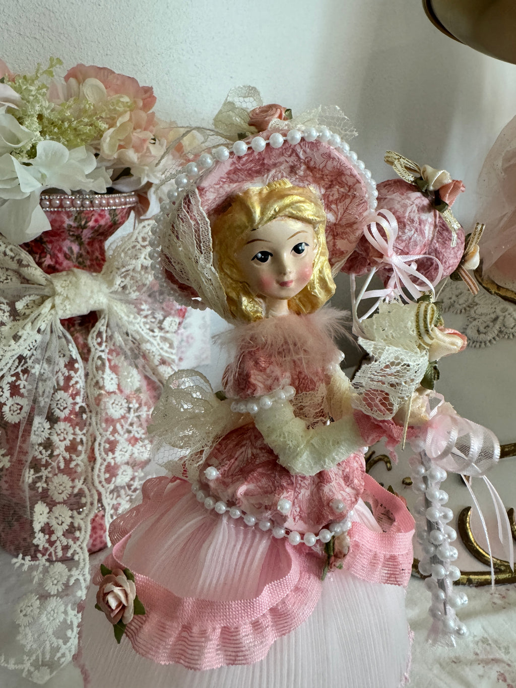 Pink Bespoke Resin Doll