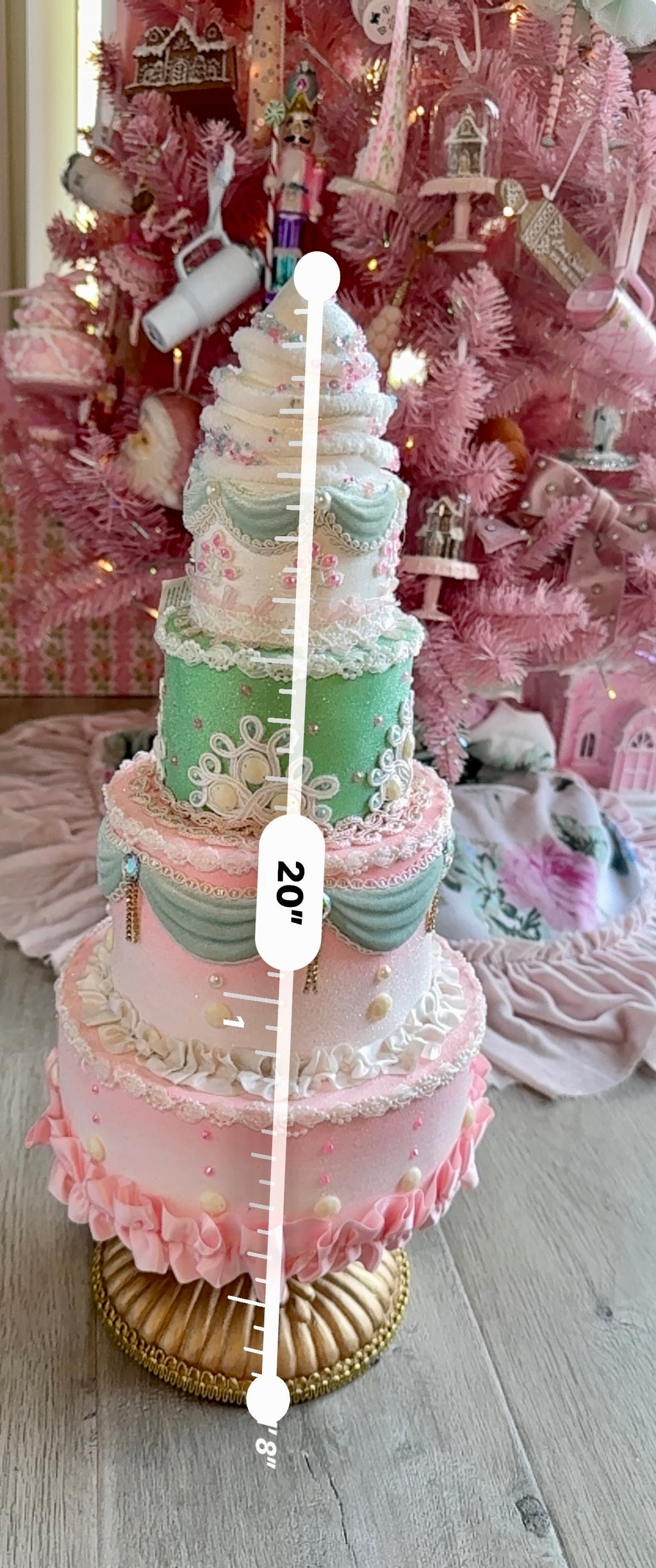 Pastel Tiered Custom Cake