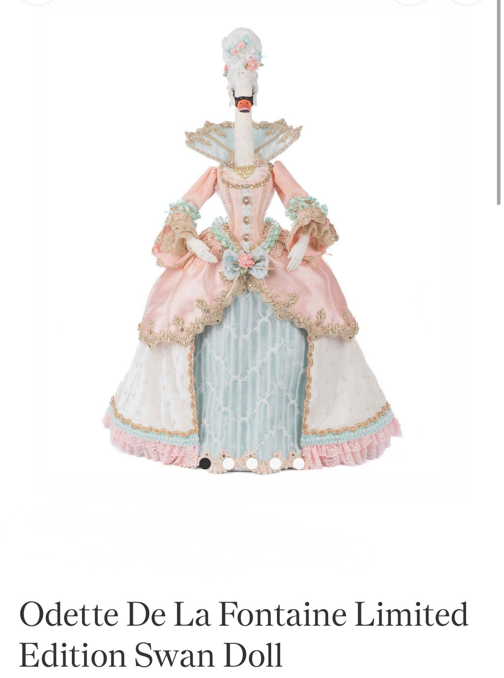 RESERVED LISTING Katherine’s Collection Odette De La Fontaine Limited
Edition Swan Doll