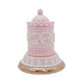 9.25in Pink Cake on Gold Base
